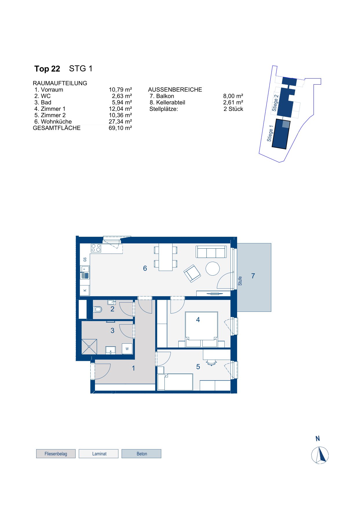 Foto der Wohnung in 2334 Vösendorf